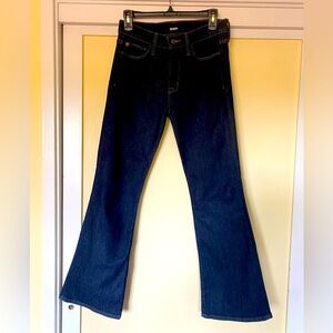 HUDSON MID RISE KICK FLARE JEANS